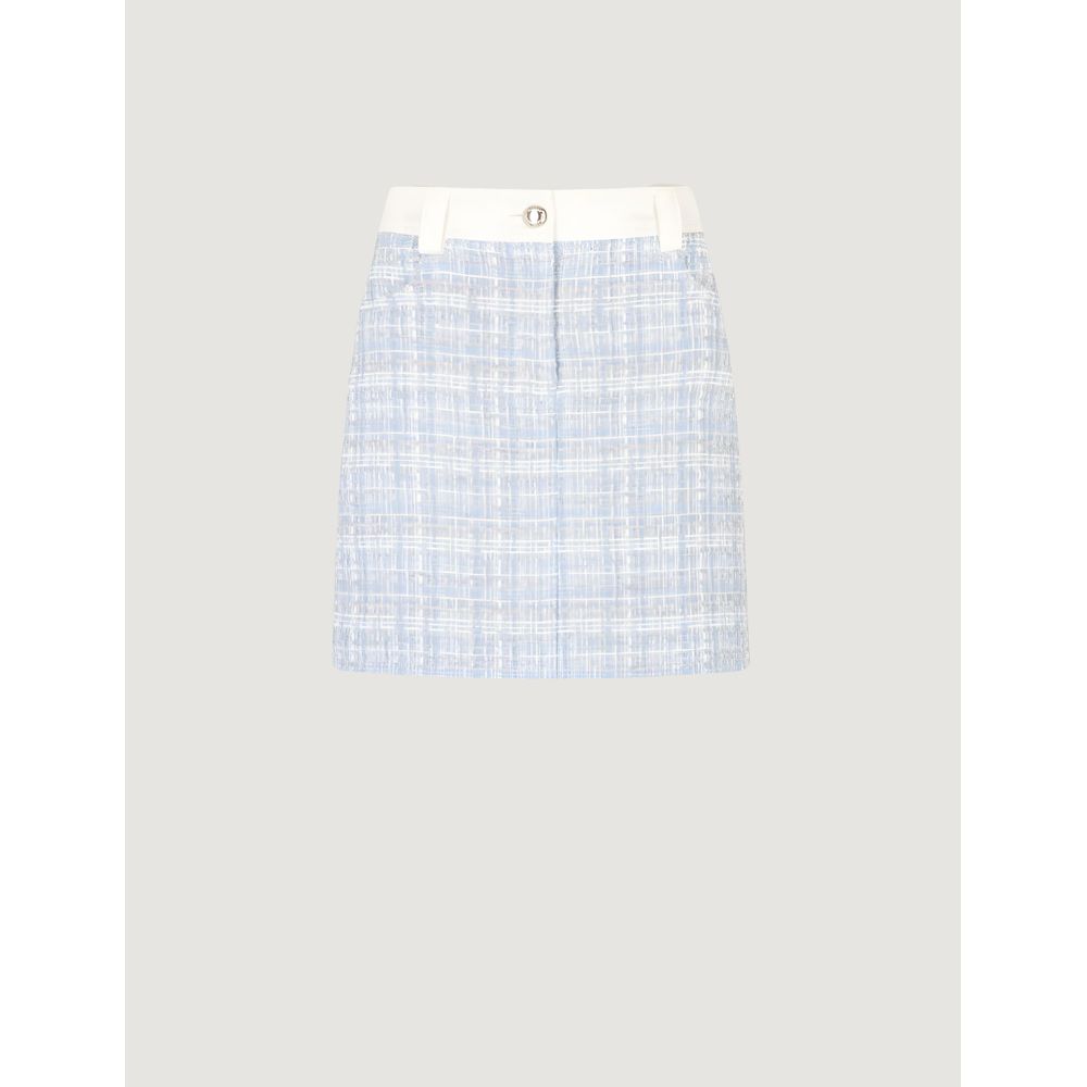 Morgan De Toi Blue Polyester Mini Skirt - Image 5