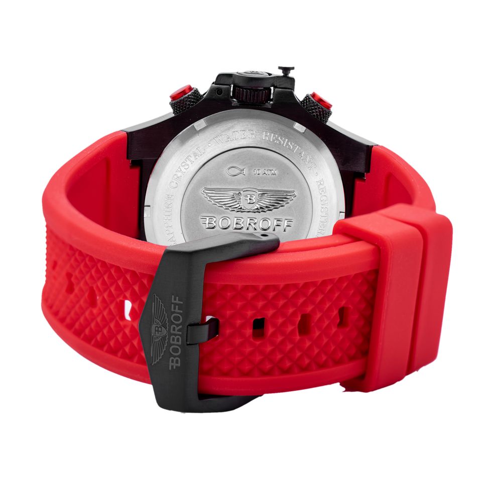 Bobroff Multicolor Rubber Sport Watch - Image 2