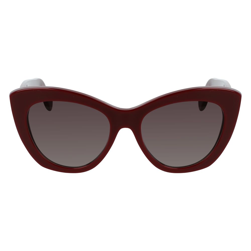 Salvatore Ferragamo Bordeaux Acetate Sunglasses - Image 2