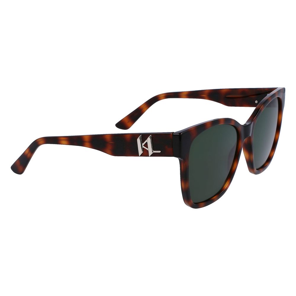 Karl Lagerfeld Brown Injected Sunglasses - Image 3