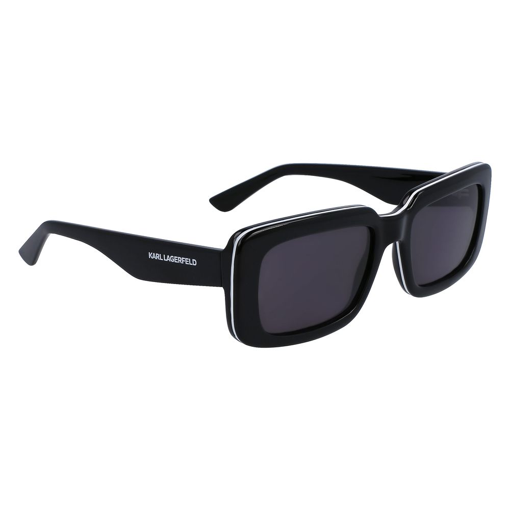 Karl Lagerfeld Black Injected Sunglasses - Image 3