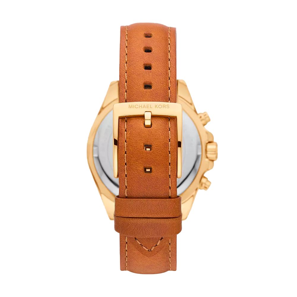 Michael Kors Brown Leather Watch - Image 2