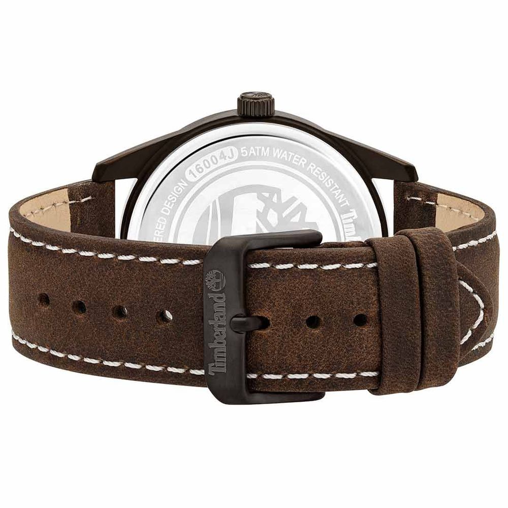 Timberland Brown Leather Dress Watch - Image 2
