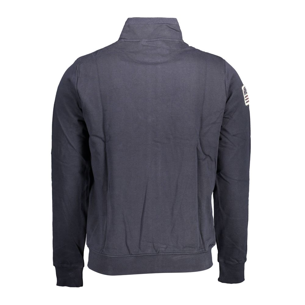 U.S. POLO ASSN. Blue Cotton Men Sweatshirt - Image 2