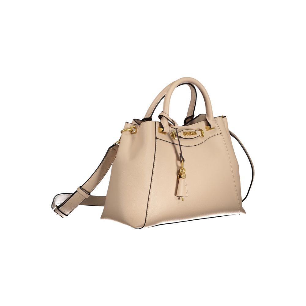 Guess Jeans Beige Polyethylene Handbag - Image 3