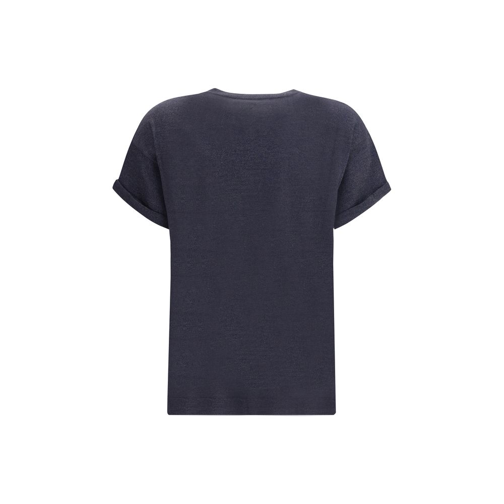 Brunello Cucinelli Lurex T-Shirt - Image 2