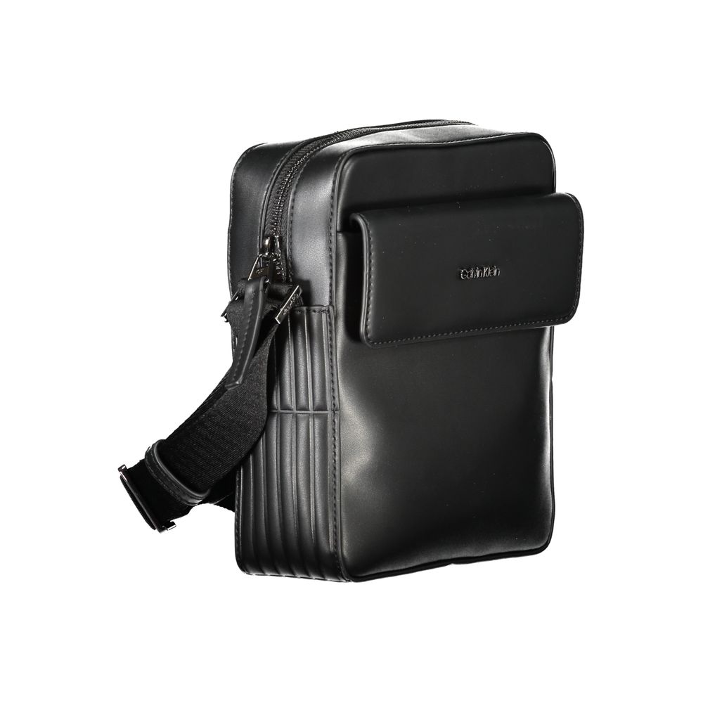 Calvin Klein Black Polyester Men Shoulder Bag - Image 3