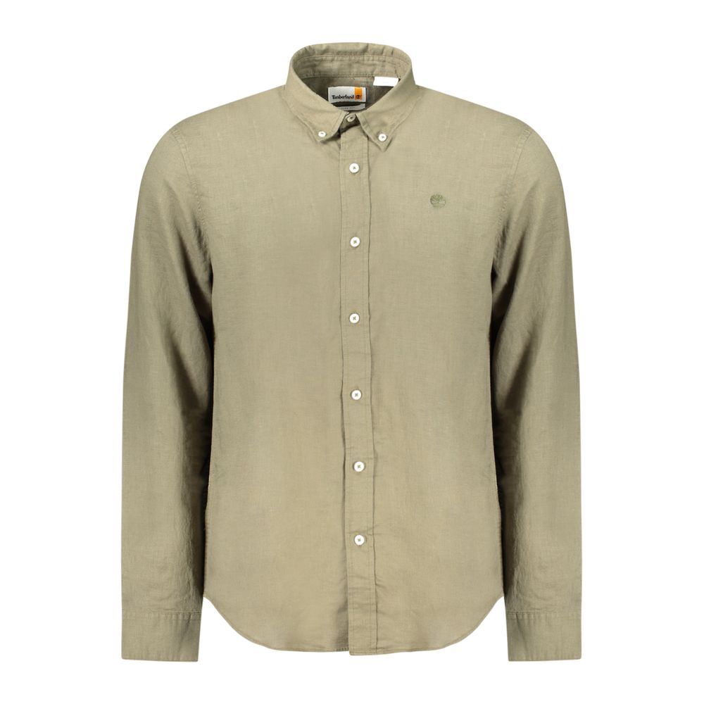 Timberland Verde Linen Men Shirt