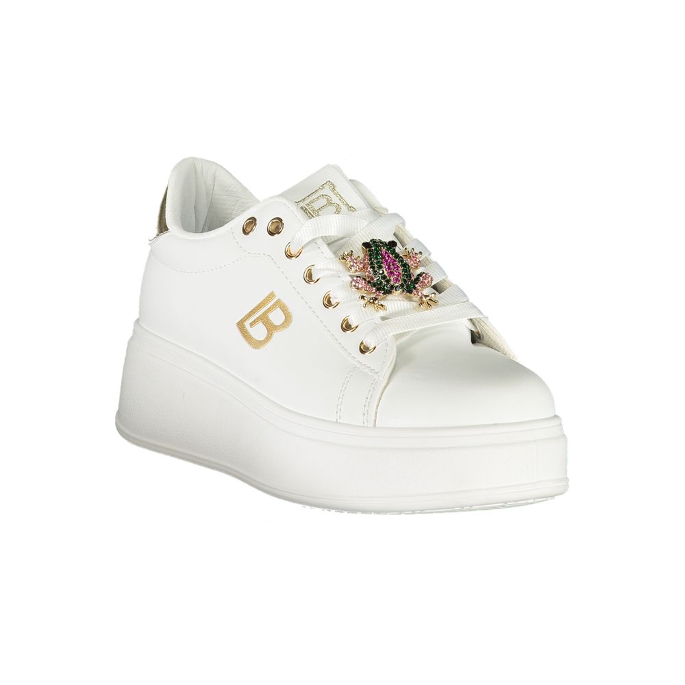 Laura Biagiotti White Synthetic Women Sneaker - Image 2