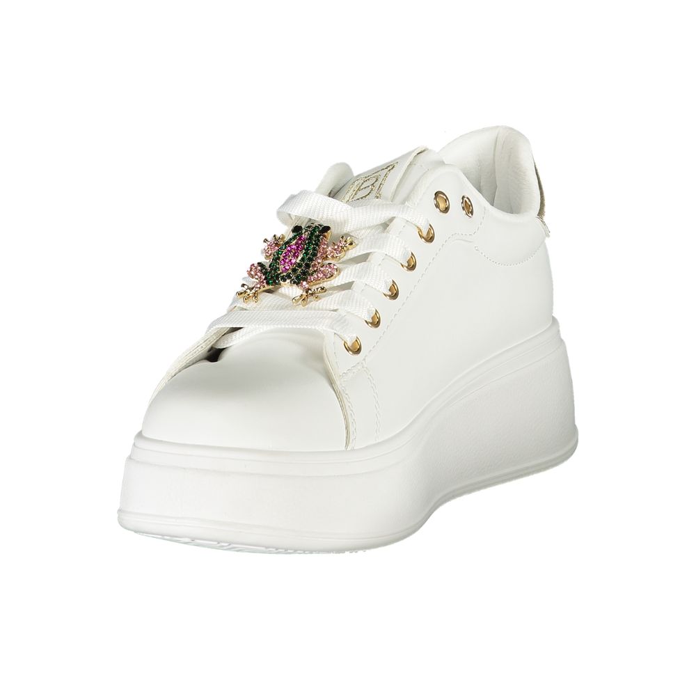 Laura Biagiotti White Synthetic Women Sneaker - Image 3