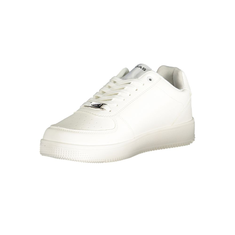 Gas White Polyester Men Sneaker - Image 3