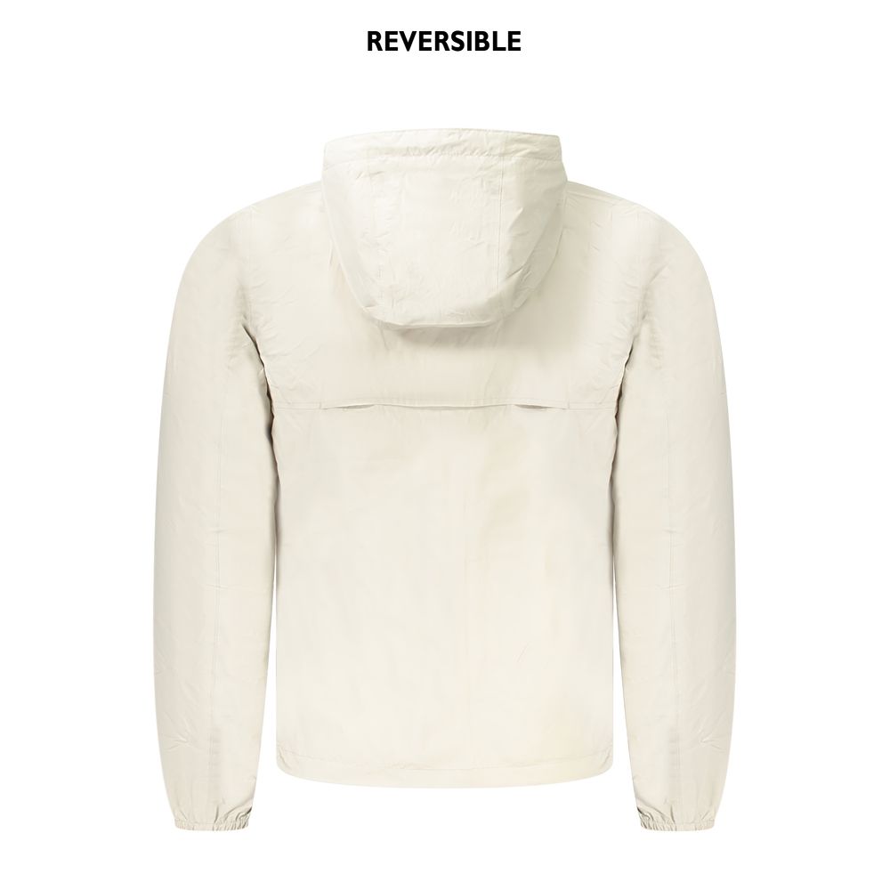 K-WAY Beige Nylon Men's Jacket - Image 2