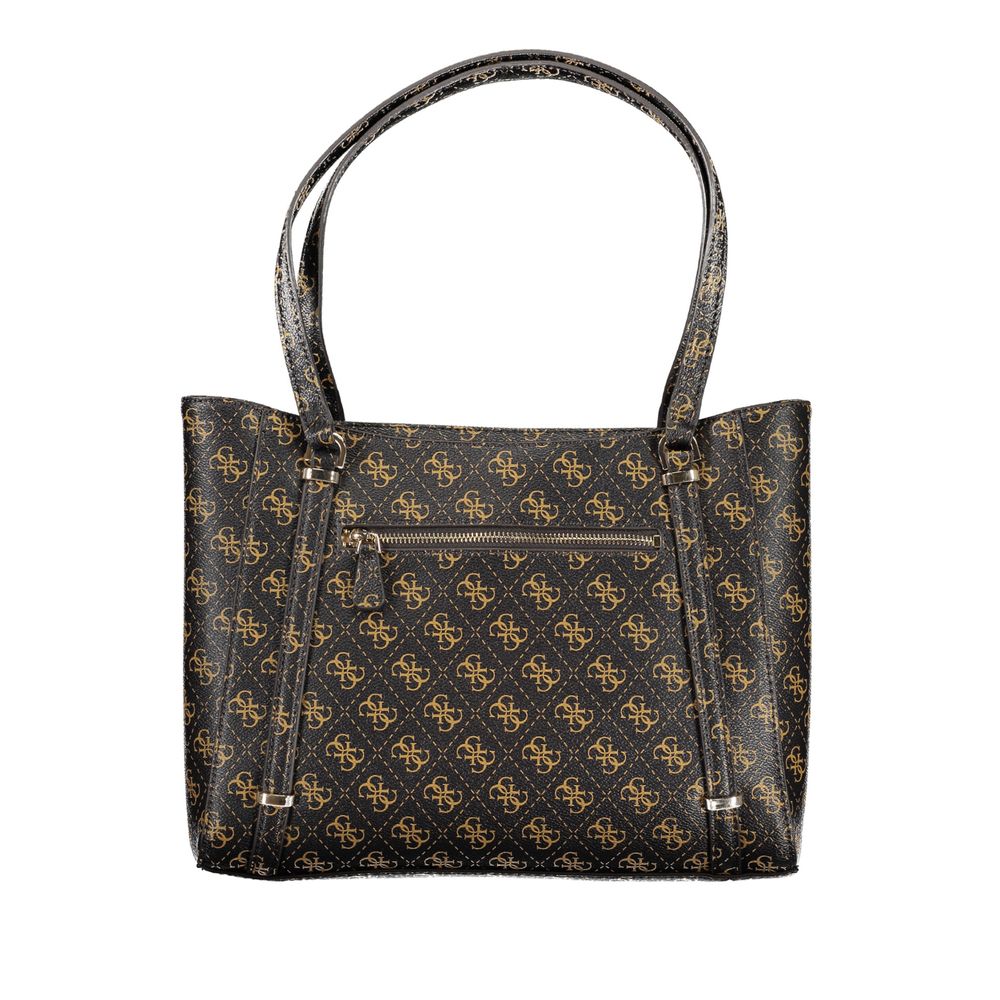 Guess Jeans Brown Polyethylene Handbag - Image 2