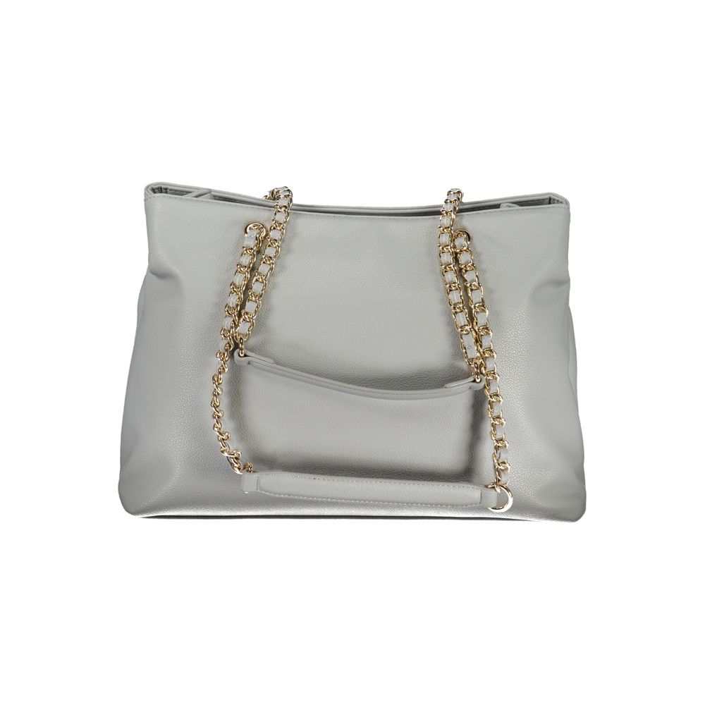 Mario Valentino Grigio Polyurethane Women Shoulder Bag - Image 2
