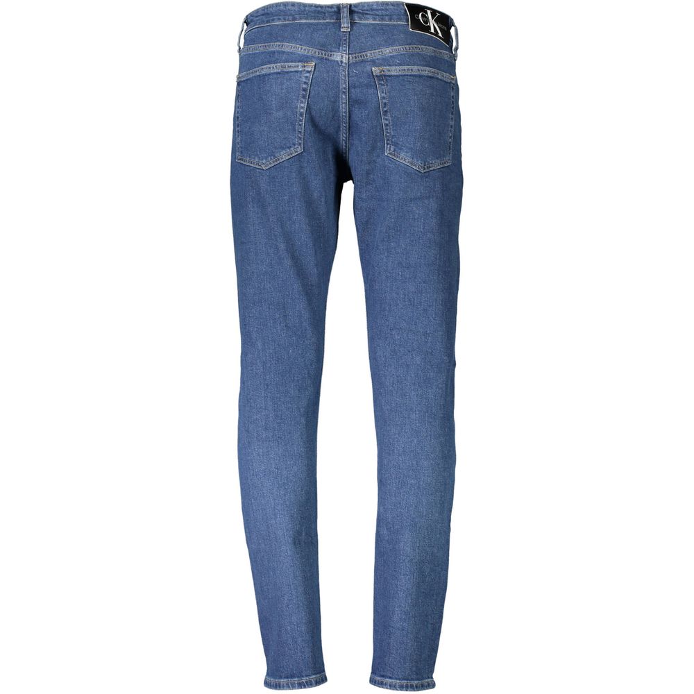 Calvin Klein Blu Cotton Men Jeans - Image 2