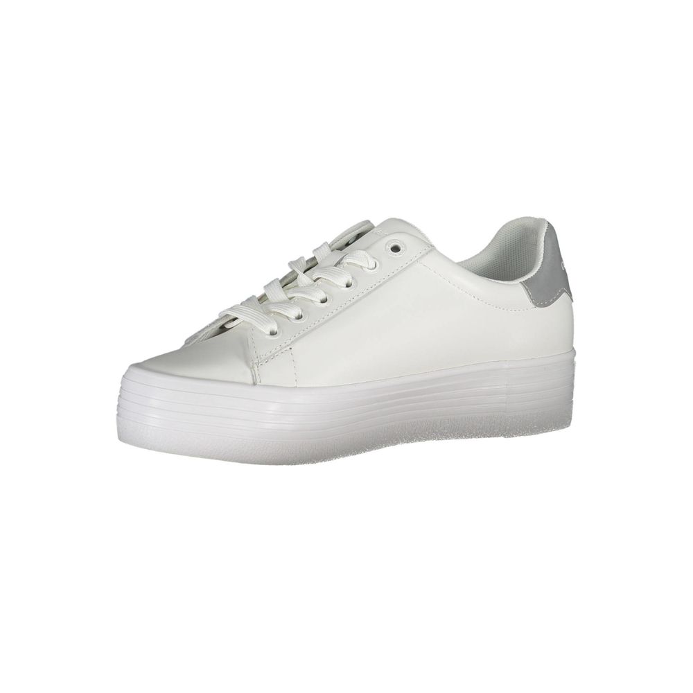 Calvin Klein White Leather Women Sneaker - Image 3