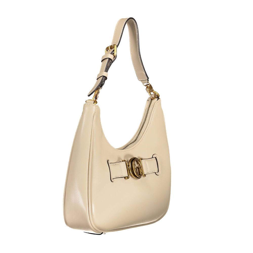 Guess Jeans Beige Polyurethane Women's Shoulder Bag - Image 3