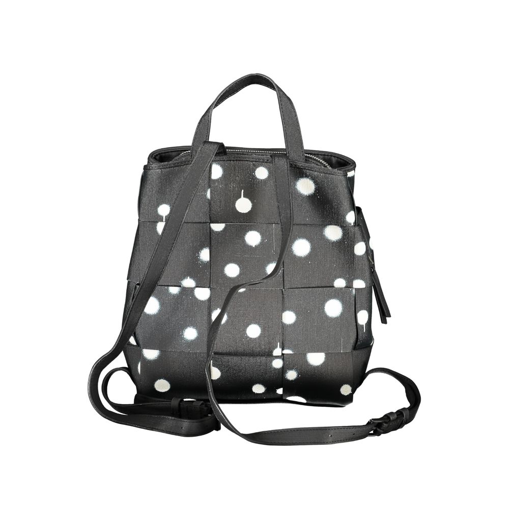 Desigual Black Polyethylene Backpack - Image 2