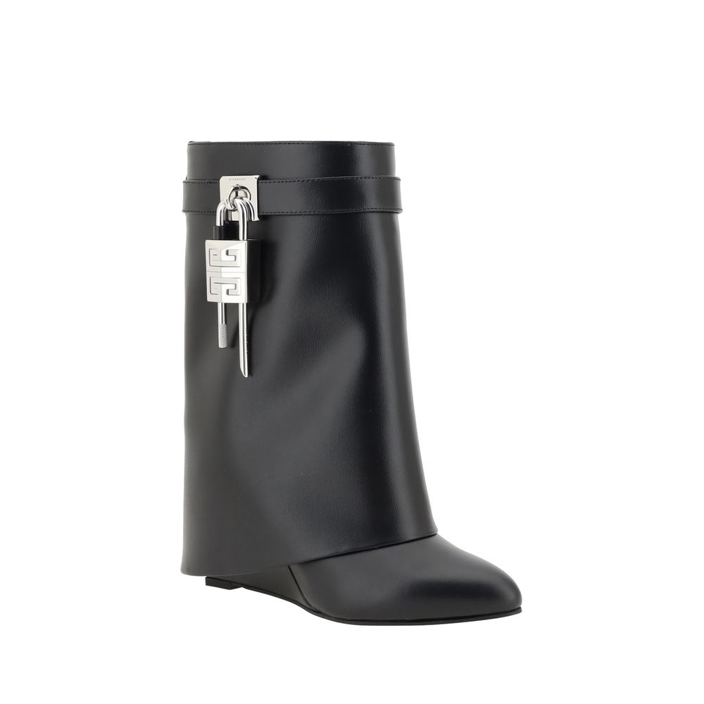 Givenchy Black Calf Leather Bos Taurus Ankle Boots - Image 2