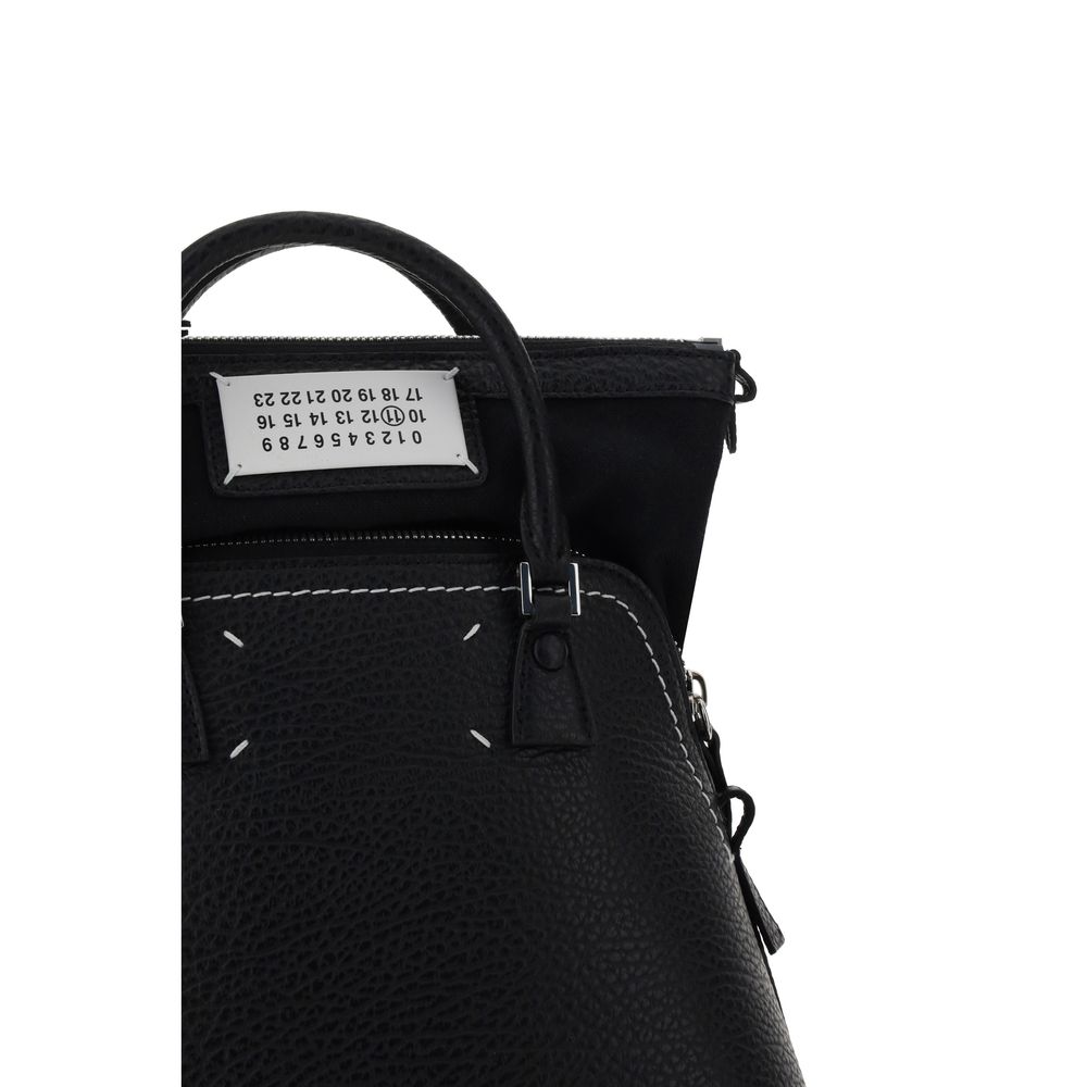 Margiela Black Calf Leather Bos Taurus Handbag - Image 4