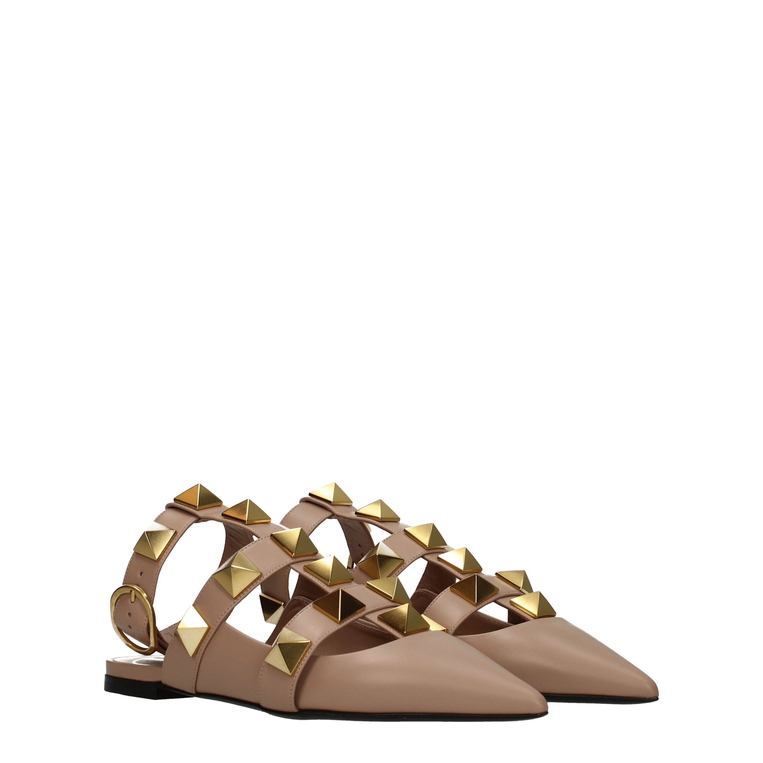 Valentino Garavani Pink Leather Sandals - Image 2