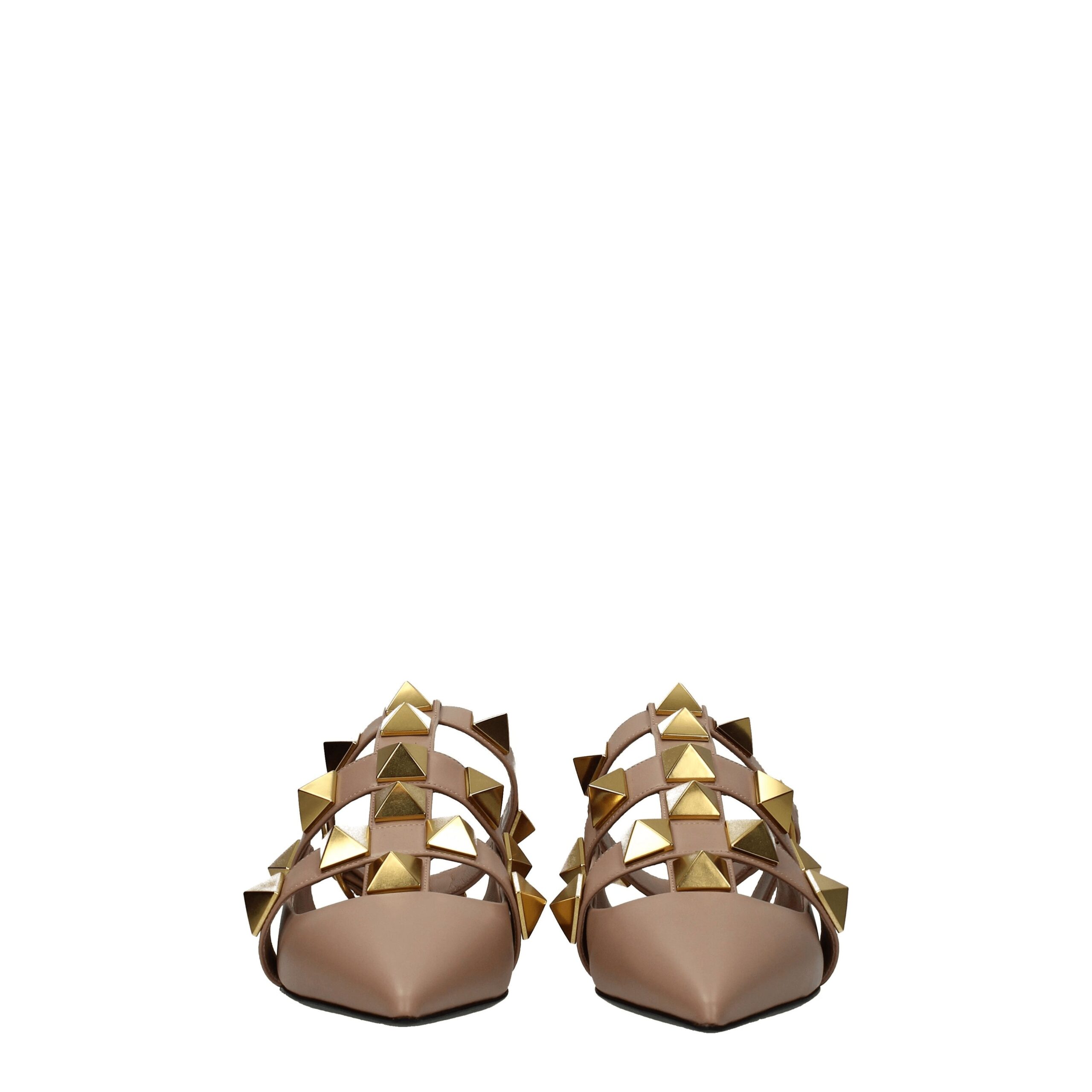 Valentino Garavani Pink Leather Sandals - Image 3