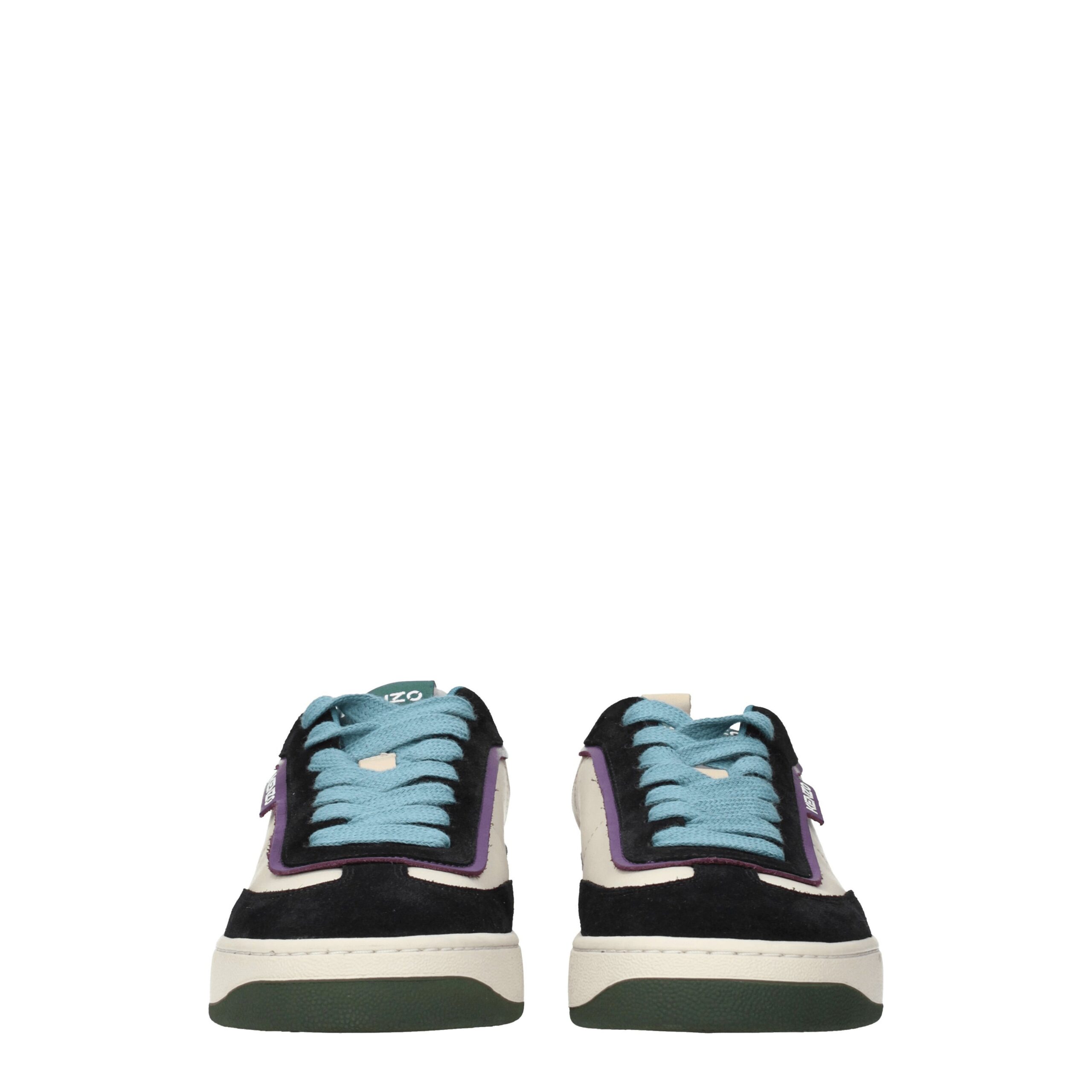 Kenzo Multicolor Leather Low Top Sneakers - Image 3