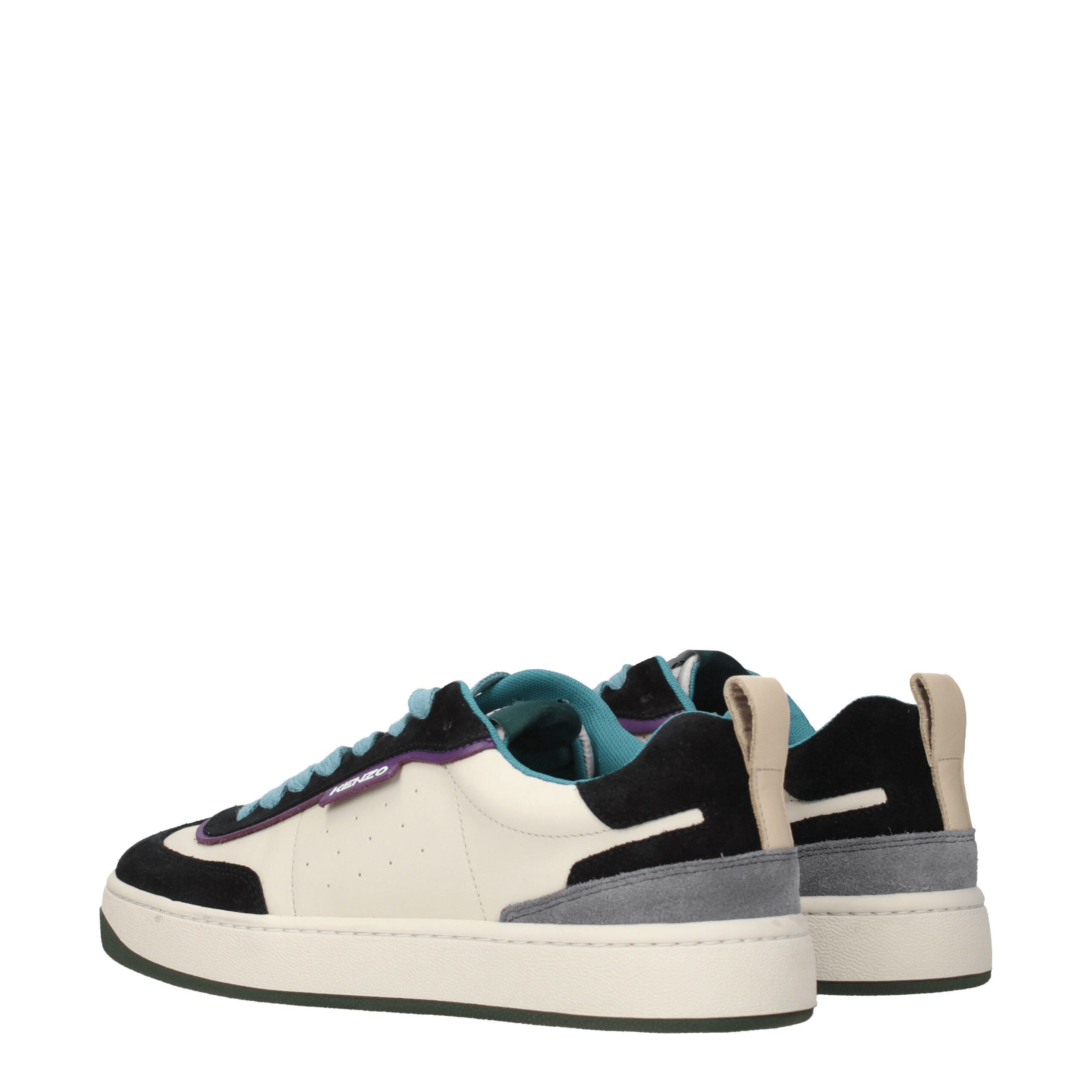 Kenzo Multicolor Leather Low Top Sneakers - Image 4