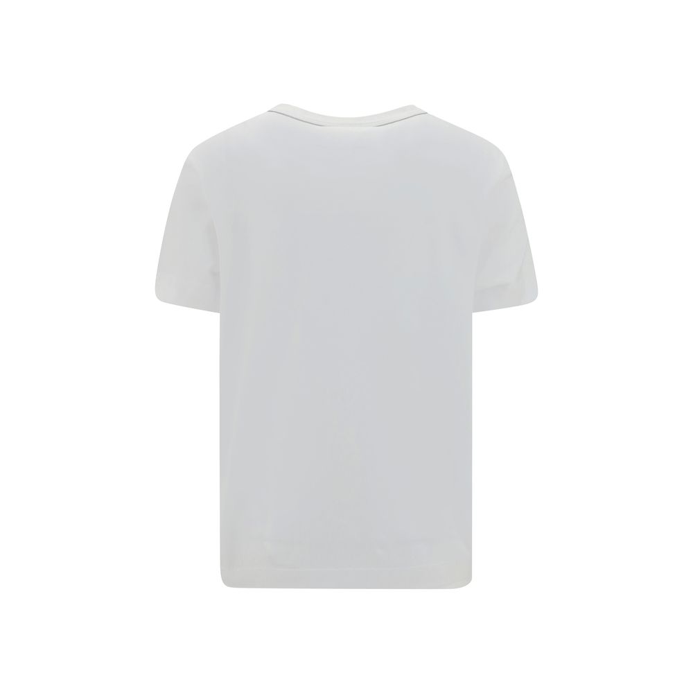 Brunello Cucinelli White Cotton T-Shirt - Image 2