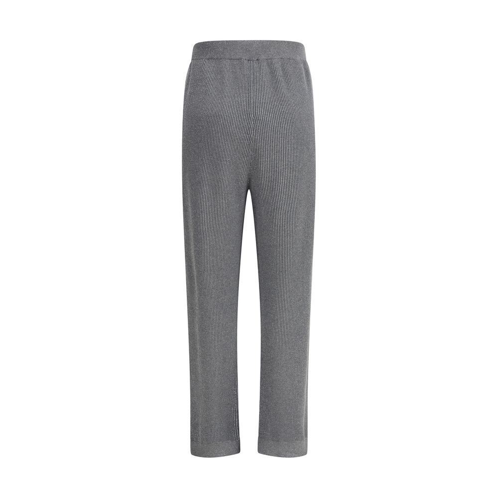 Brunello Cucinelli Gray Cotton Casual Pants - Image 2