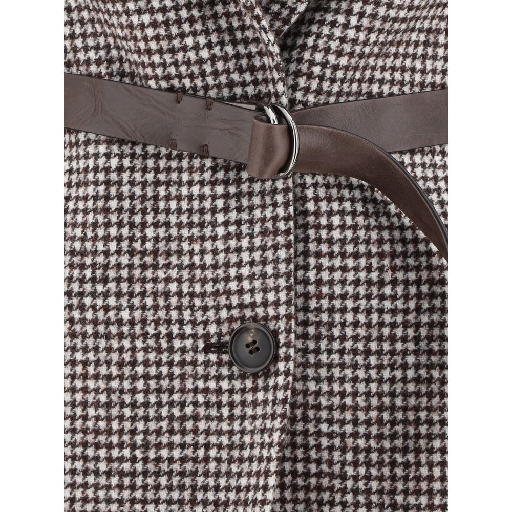 Brunello Cucinelli Brown Wool Blazer - Image 3