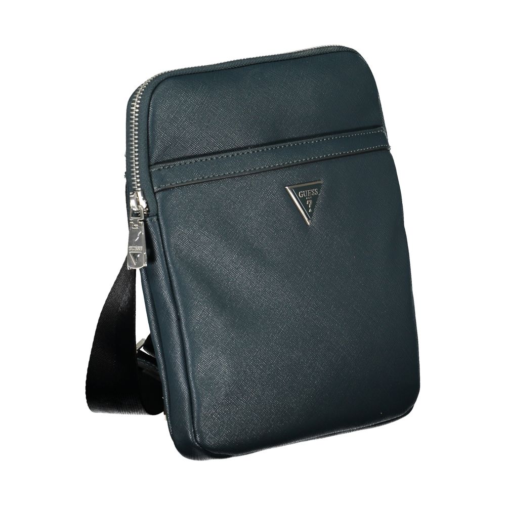 Guess Jeans Verde Polyurethane Men Shoulder Bag - Image 2
