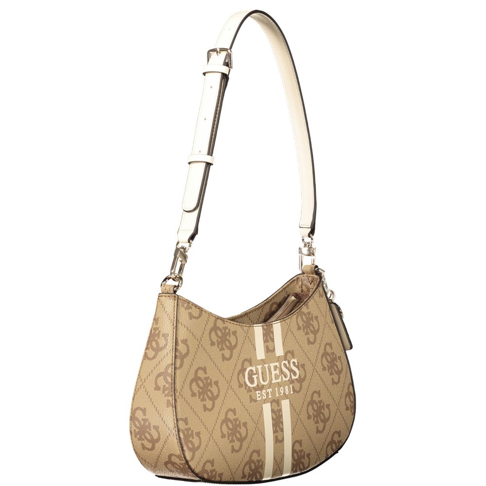 Guess Jeans Beige Polyethylene Women Handbag - Image 3