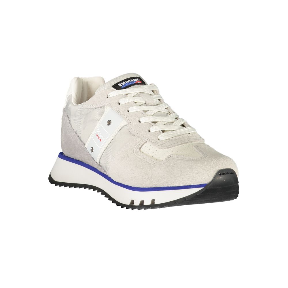 Blauer Gray Leather Men Sneaker - Image 2