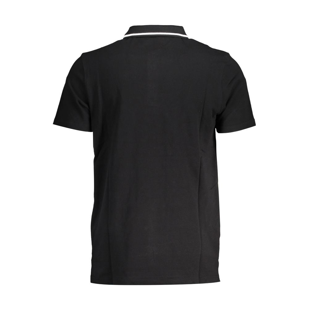 Fila Black Cotton Men Polo Shirt - Image 2