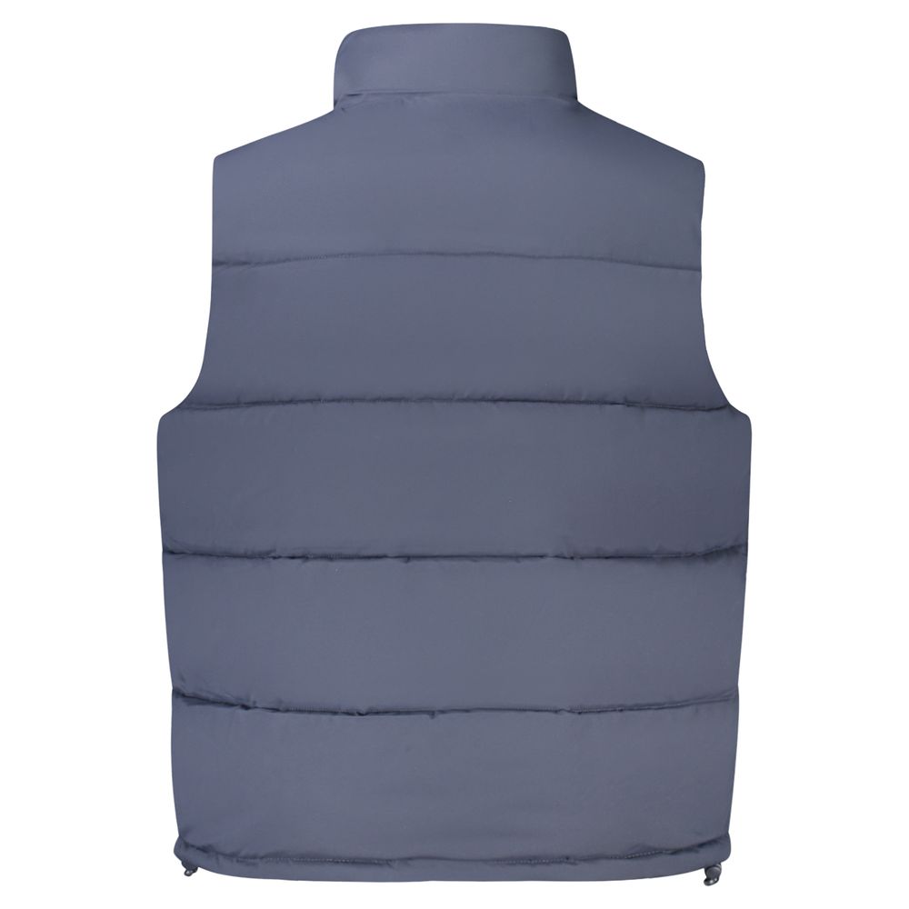 Guess Jeans Blu Polyester Men's Sleeveless Jacket - Image 2
