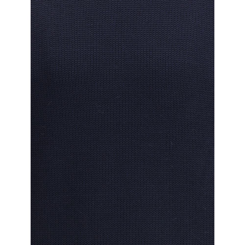 Roberto Collina Blue Merino Wool Turtleneck - Image 3