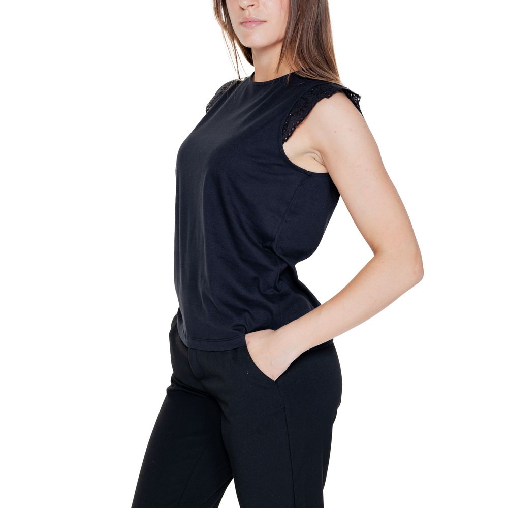 Vero Moda Black Recycled Cotton T-Shirt - Image 3