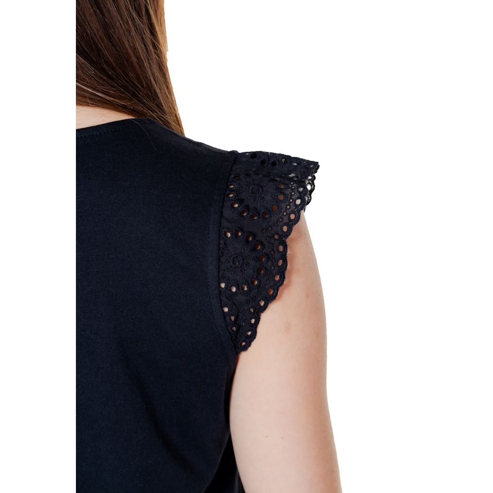 Vero Moda Black Recycled Cotton T-Shirt - Image 5