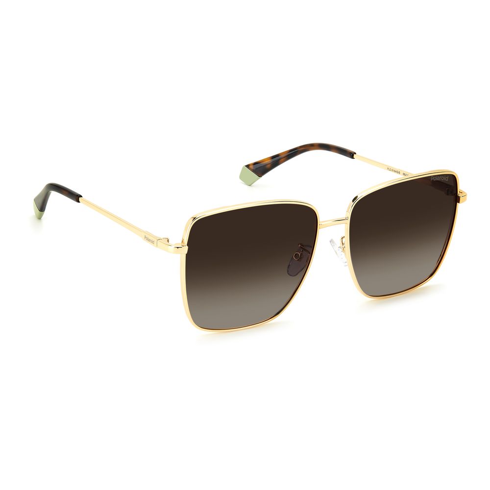 Polaroid Gold Metal Sunglasses - Image 3
