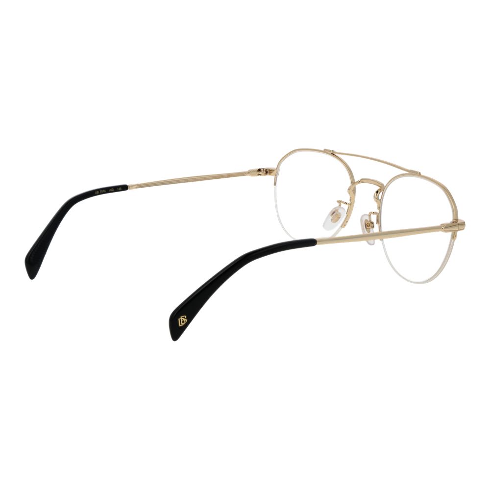 David Beckham Gold Metal Glasses (Frames) - Image 3