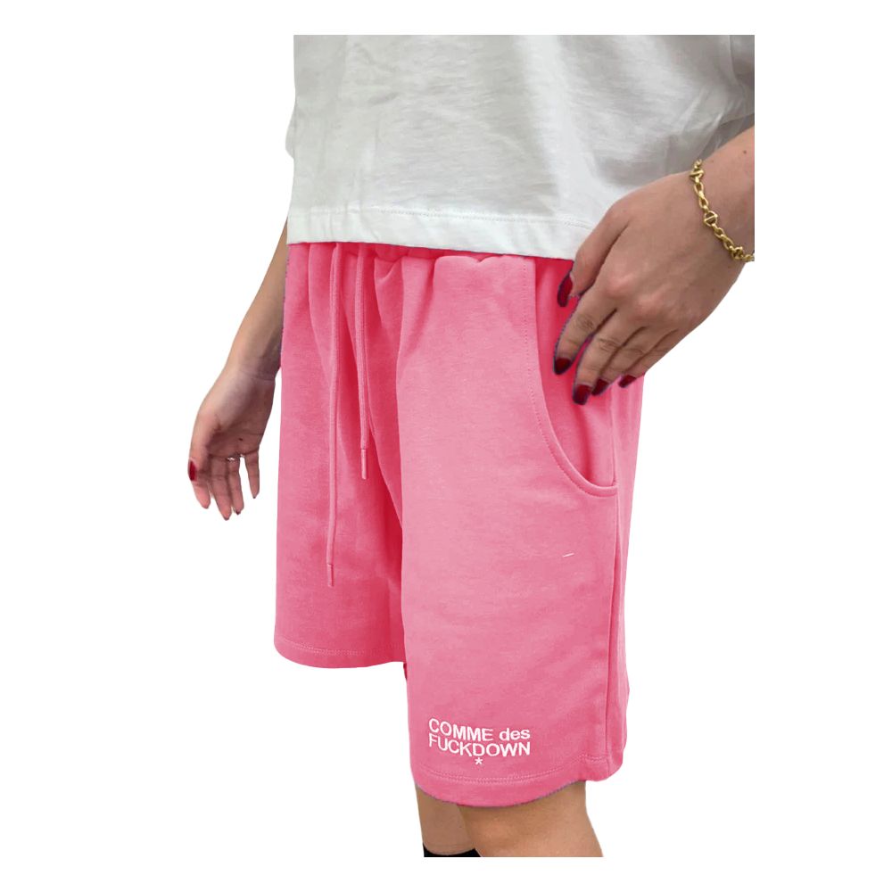 Comme Des Fuckdown Fuchsia Cotton Short - Image 3