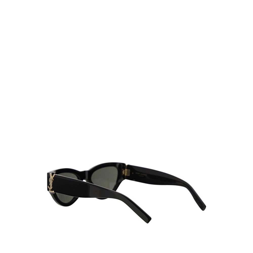 Saint Laurent Black Acetate Sunglasses - Image 2