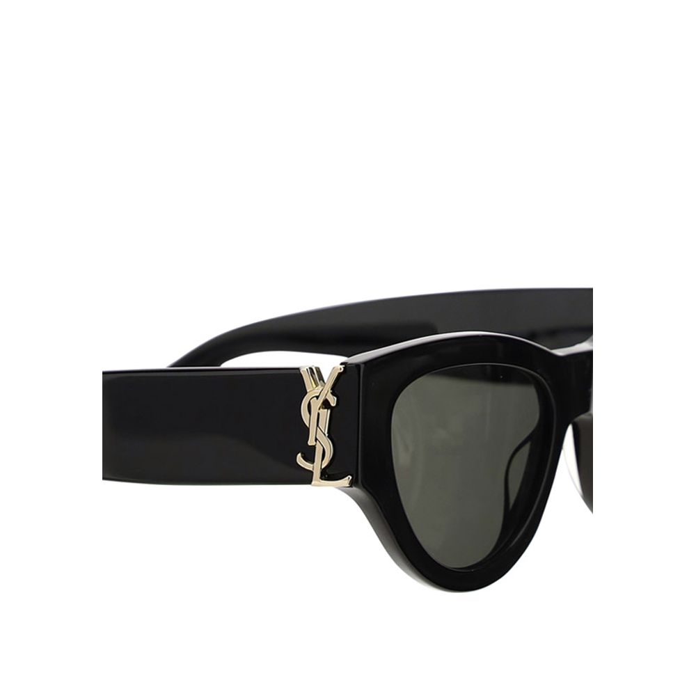 Saint Laurent Black Acetate Sunglasses - Image 3