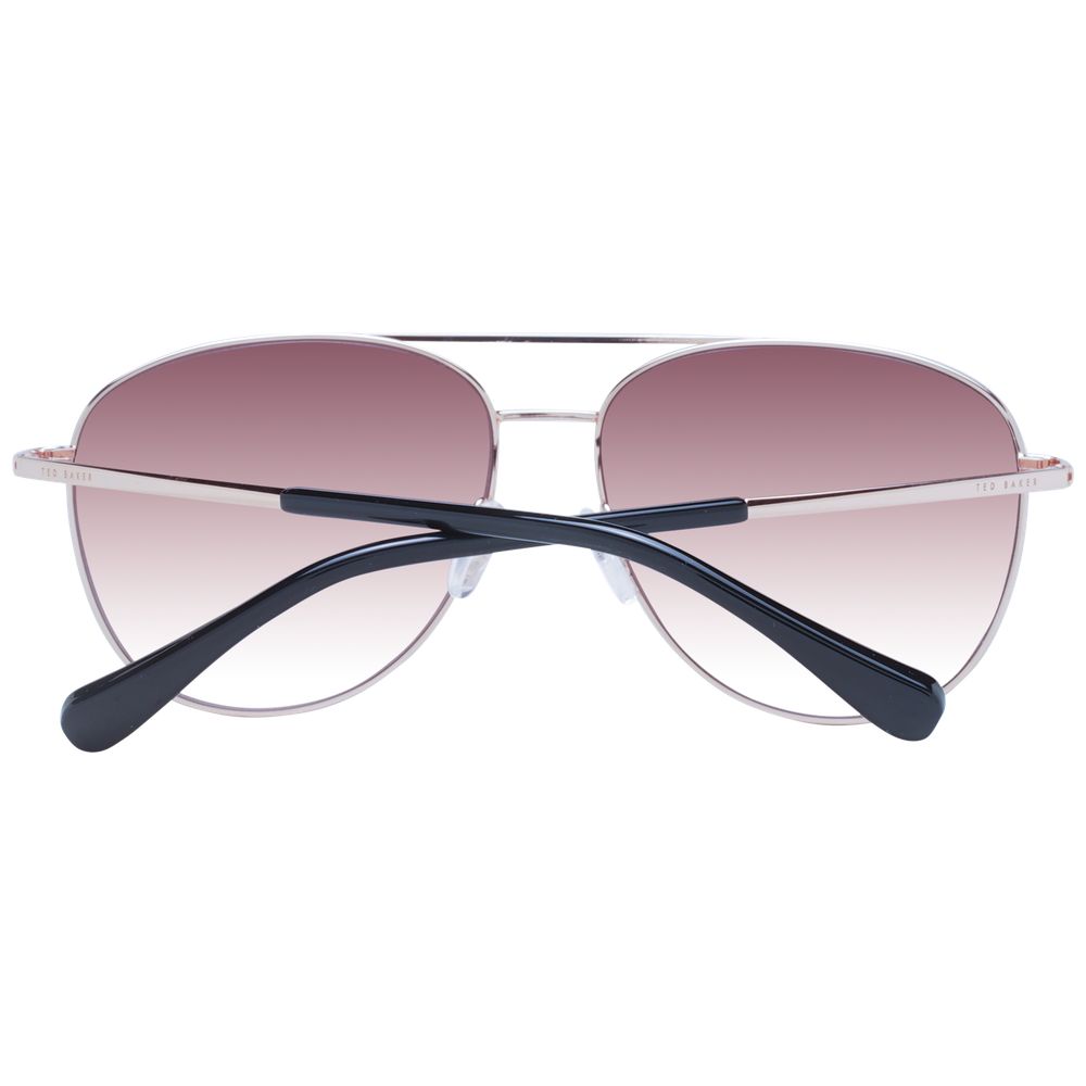 Ted Baker Rose Gold Metal Sunglasses - Image 3
