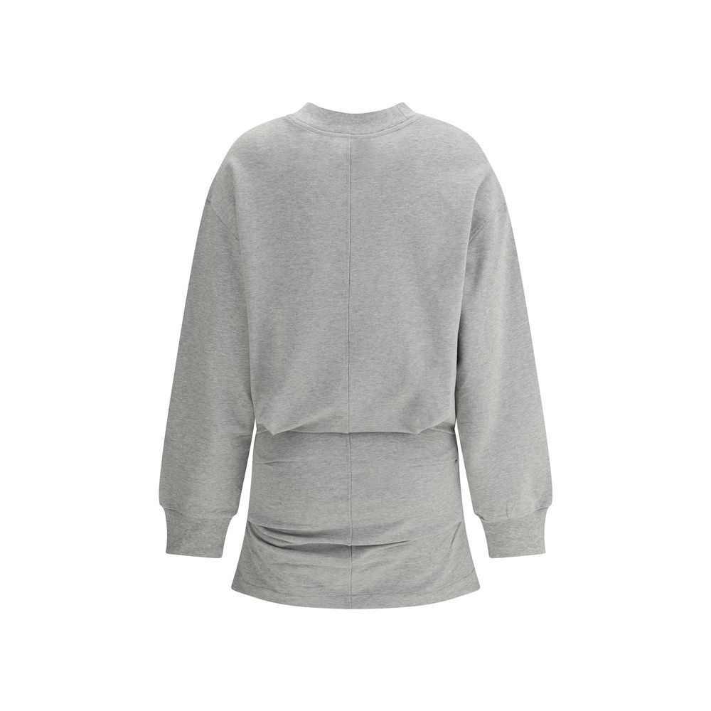 The Attico Gray Cotton Sweatshirt - Image 2