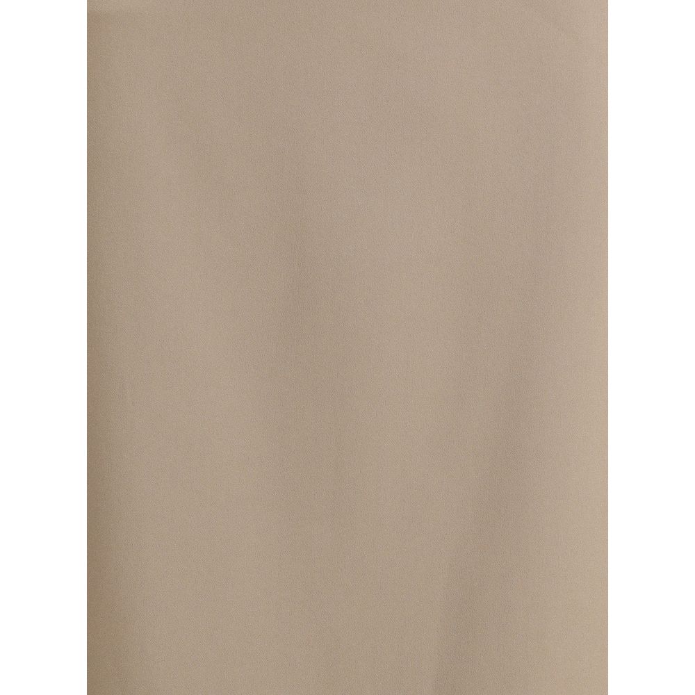 Brunello Cucinelli Gray Acetate Midi Skirt - Image 3