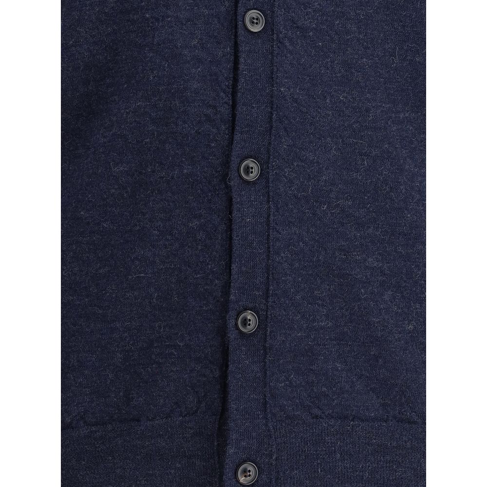 Margiela Blue Wool Cardigan - Image 3