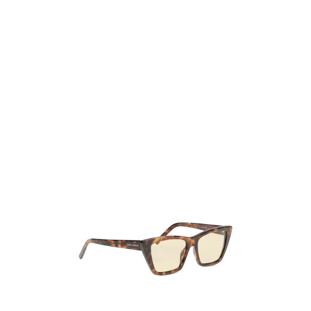 Saint Laurent Beige Acetate Sunglasses - Image 2