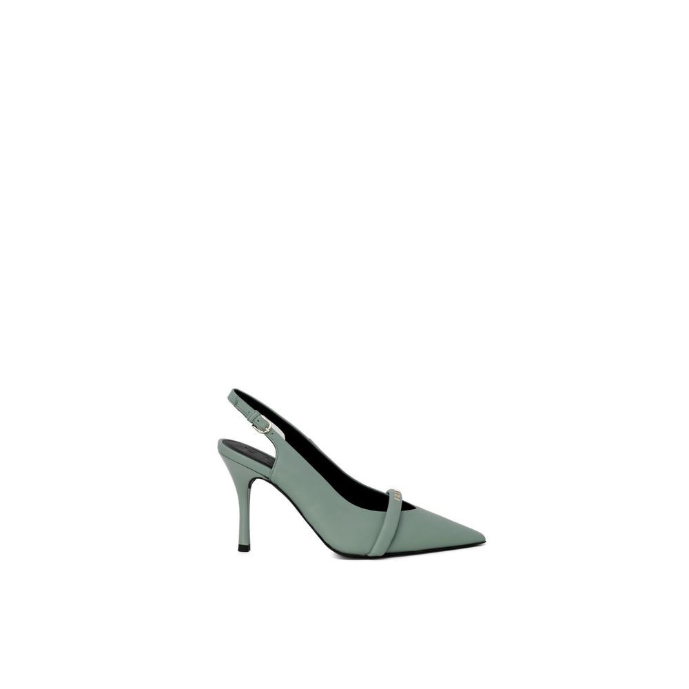 Furla Green Leather High Heel